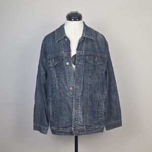 Vintage Lois Jeans Denim Jacket – Classic Blue Jean Jacket – Women’s M/M